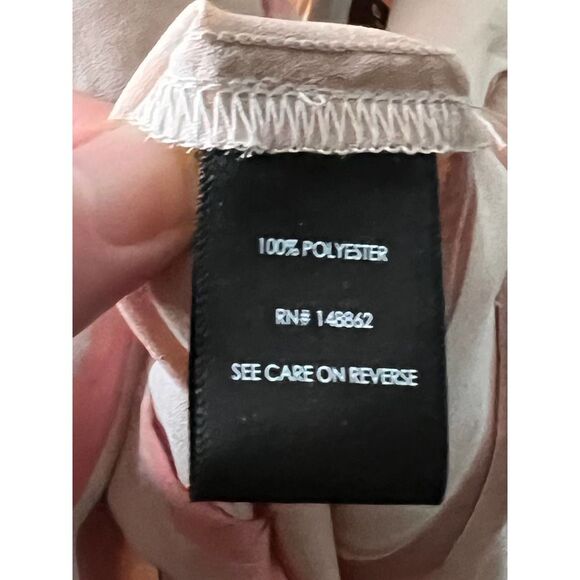 TORRID ARTIST STRIPE GEORGETTE DLOMAN ZIPPER FRONT BLOUSE SIZE 0 L/12 - Picture 5 of 5